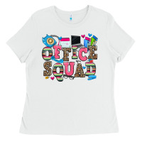 White office squad Ladies Tee - Zillion Design Studio