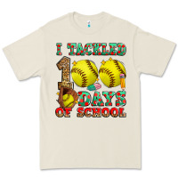 Bone i tackled 100 days of school softball Premium Tee - Zillion Design Studio