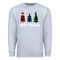Heather Grey Merry Christmas Premium Sweatshirt - Bettercallsaul