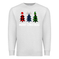 Oatmeal Heather Merry Christmas Premium Sweatshirt - Bettercallsaul