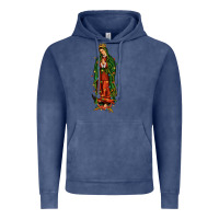 Vintage Denim christmas our lady of guadalupe Vintage Hoodie - JahusDesignShop