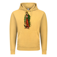 Vintage Mustard christmas our lady of guadalupe Vintage Hoodie - JahusDesignShop