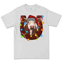 Christmas Horseshoe With Hereford Cow Premium Tee | Teevron