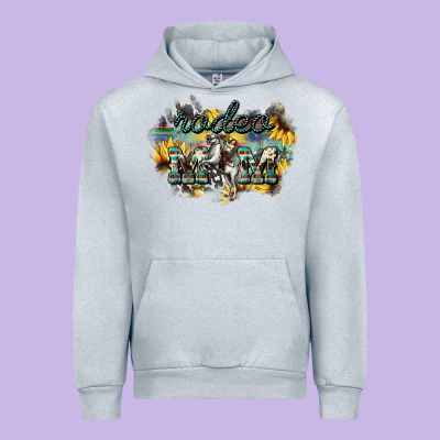 Rodeo Mom Mother's Day Urban Hoodie Designed By Howdyjamesfarm