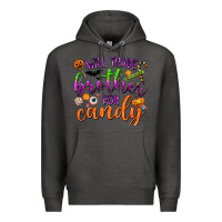 Charcoal Heather Will Trade Brother for Candy Premium Hoodie - texasbilliewilder