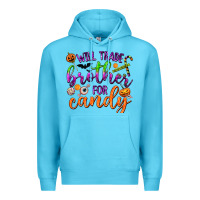 Ocean Blue Will Trade Brother for Candy Premium Hoodie - texasbilliewilder