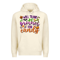 Sandshell Will Trade Brother for Candy Premium Hoodie - texasbilliewilder