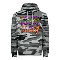 Slate Camo Will Trade Brother for Candy Premium Hoodie - texasbilliewilder