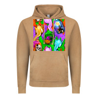 Vintage Camel halloween jar with ghost seamless pattern Vintage Hoodie - BundleAndBundleShop