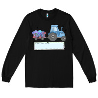 Black easter tractor boy Long Sleeve Tee - MaliasSmallBusiness