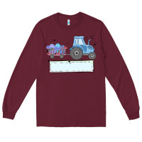 Easter Tractor Boy Long Sleeve Tee | Teevron
