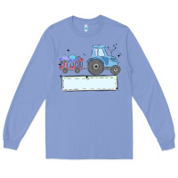 Colony Blue easter tractor boy Long Sleeve Tee - MaliasSmallBusiness