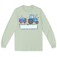 Matcha easter tractor boy Long Sleeve Tee - MaliasSmallBusiness