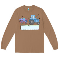 Toasted Coconut easter tractor boy Long Sleeve Tee - MaliasSmallBusiness