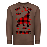 Chestnut Just a girl who loves Elephants - Elephant Premium Sweatshirt - Bettercallsaul