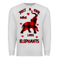 Dove Grey Just a girl who loves Elephants - Elephant Premium Sweatshirt - Bettercallsaul