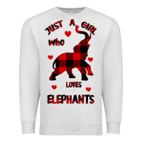 Oatmeal Heather Just a girl who loves Elephants - Elephant Premium Sweatshirt - Bettercallsaul