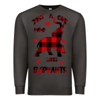 Smoke Just a girl who loves Elephants - Elephant Premium Sweatshirt - Bettercallsaul