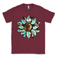 Burgundy sunflower Classic Tee - BarkalooDesign