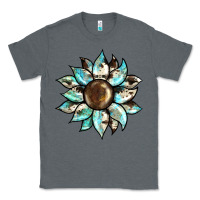 Charcoal Heather sunflower Classic Tee - BarkalooDesign