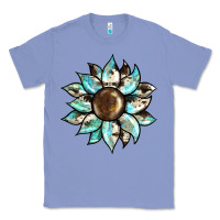 Colony Blue sunflower Classic Tee - BarkalooDesign