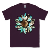 Plum sunflower Classic Tee - BarkalooDesign