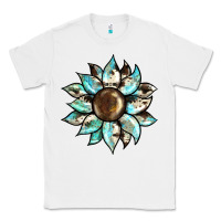 White sunflower Classic Tee - BarkalooDesign