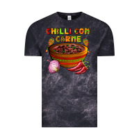 Cloud Black chilli con carne  with chilli pepper Vintage Tee - AdoDesignShop