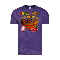 Cloud Purple chilli con carne  with chilli pepper Vintage Tee - AdoDesignShop