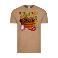 Vintage Coffee chilli con carne  with chilli pepper Vintage Tee - AdoDesignShop