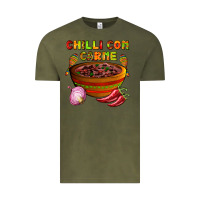 Vintage Olive chilli con carne  with chilli pepper Vintage Tee - AdoDesignShop