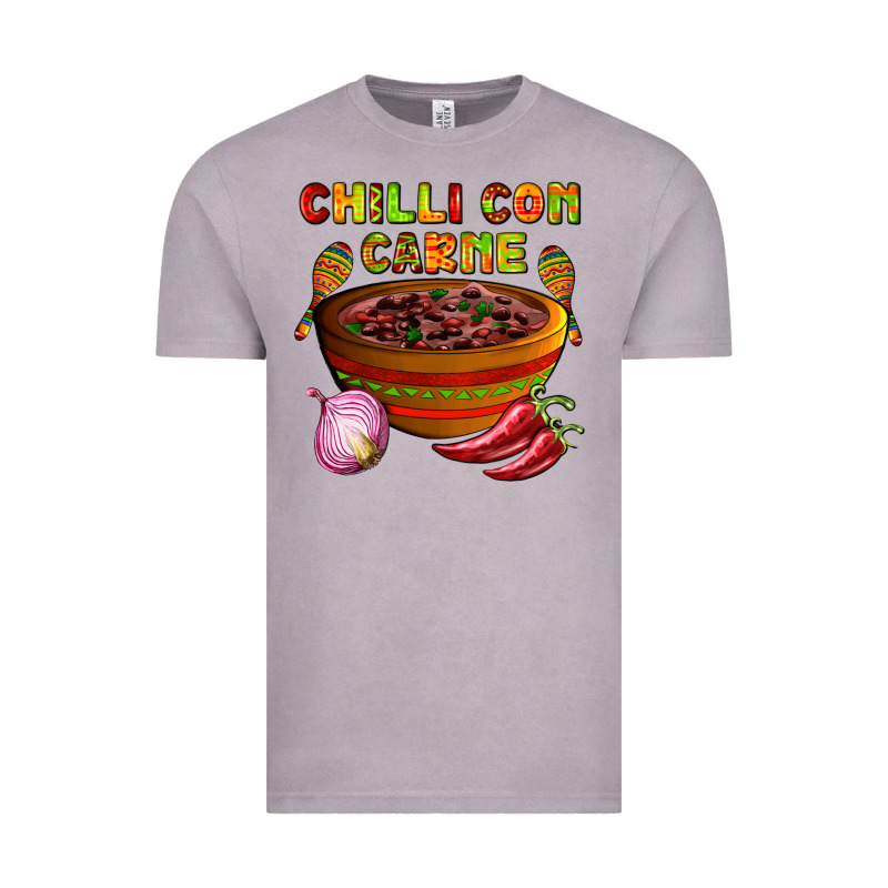 Chilli Con Carne  With Chilli Pepper Vintage Tee by AdoDesignShop | Teevron