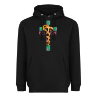 Black Believe Cross Heavyweight Hoodie - Bettercallsaul