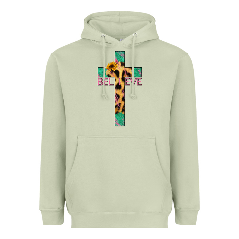 Believe Cross Heavyweight Hoodie by Bettercallsaul | Teevron