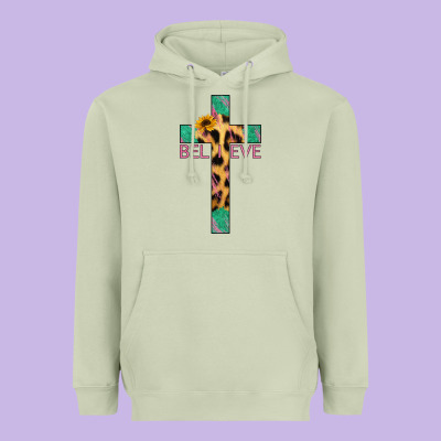 Believe Cross Heavyweight Hoodie Designed By Bettercallsaul
