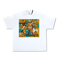 White sunflowers and cowboy boots with cowhide and glitter tumbler Urban Heavy Tee - Artiststas