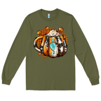 Army Green thanksgiving coffee cup gemstone Long Sleeve Tee - JahusDesignShop