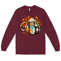 Burgundy thanksgiving coffee cup gemstone Long Sleeve Tee - JahusDesignShop