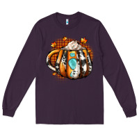 Plum thanksgiving coffee cup gemstone Long Sleeve Tee - JahusDesignShop