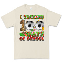 I Tackled 100 Days Of School Soccer Premium Tee | Teevron