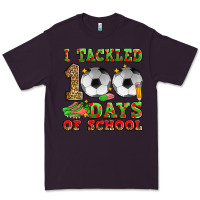Plum i tackled 100 days of school soccer Premium Tee - Zillion Design Studio