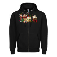 Black lumberjack coffee Zipper Hoodie - MaliasSmallBusiness
