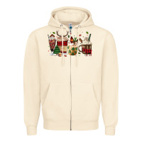 Sandshell lumberjack coffee Zipper Hoodie - MaliasSmallBusiness