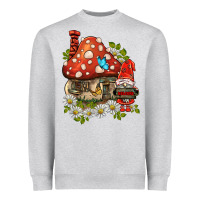 Welcome Gnome Ladybug Heavyweight Sweatshirt | Teevron