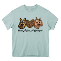 Arona peace love cockapoo Heavy Core Tee - RanaPortraitStore