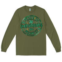 Army Green prone to shenanigans and malarkey Long Sleeve Tee - MaliasSmallBusiness