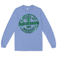 Colony Blue prone to shenanigans and malarkey Long Sleeve Tee - MaliasSmallBusiness