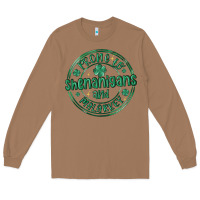 Toasted Coconut prone to shenanigans and malarkey Long Sleeve Tee - MaliasSmallBusiness