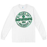 White prone to shenanigans and malarkey Long Sleeve Tee - MaliasSmallBusiness