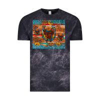 Cloud Black saddle horseshoe leopard sunflower Vintage Tee - Artiststas